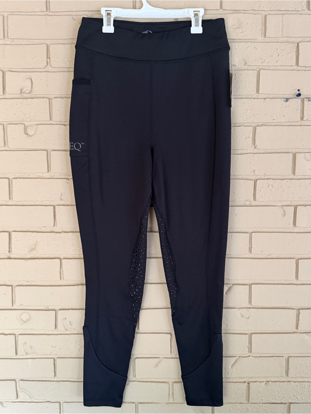 NEW OEQ Breeches Winter Riding Tights Sz M Full Seat Silicone Grip Horse NWT